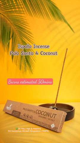 Palo Santo & Coconut Incense Ispalla sticks  *NEW