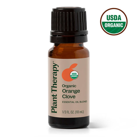 Plant Therapy Organic Orange Clove Essential Oil Blend 10ml