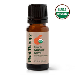 Plant Therapy Organic Orange Clove Essential Oil Blend 10ml