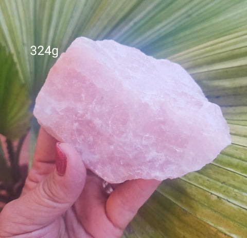 Rose Quartz raw 324gm