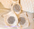 Drawstring Bag -Flower of Life Pouch * white color
