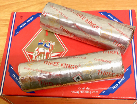 Three Kings Charcoal (10 tablets) per pack 33mm & 40mm