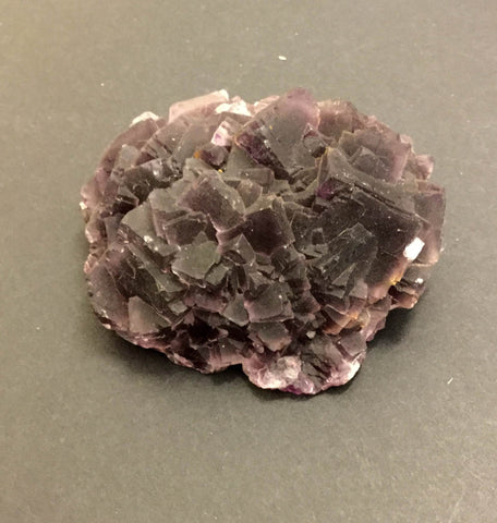 Fluorite Crystal Cluster on Quartz- 78x 75 x30 mm