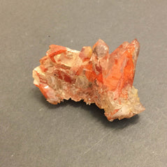 Red Orange River Quartz Crystal Cluster- 53 x34 x 38mm