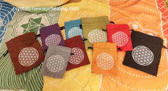 Flower of Life drawstring pouch medium size