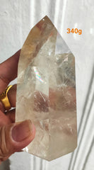 Citrine Natural Polished point 340gm* with Rainbow inclusions