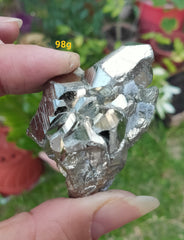 AA Pyrite Cubic 98g* with Calcite growth