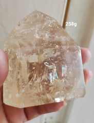 Champagne Citrine Natural Point 258gm