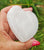 Selenite charger Heart small *  estimated 70x70x10 mm; 130gm