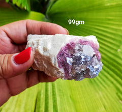 Lepidolite Crystal raw Matrix 99gm