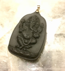 Penawar Hitam ( Black Gold ) Lord Ganesha Pendant