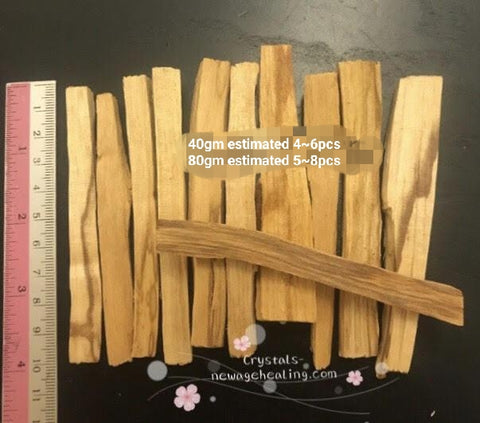 Palo Santo Chunky mixed wooden sticks- 40gm or 80gm ( organic - naturally harvested )