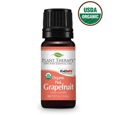 Plant Therapy-	 Pink Grapefruit Organic Essential Oil 10ml
