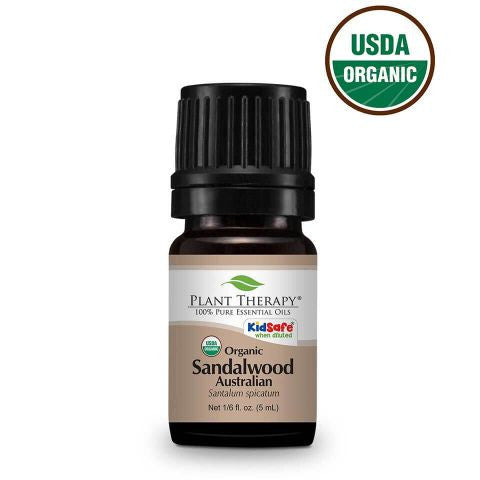Plant Therapy-	 Sandalwood ORGANIC Essential Oil 5ml