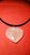 Pendant- Rose Quartz - Heart shaped ( 35mm ~40mm)