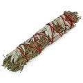 W Sage- White Sage & Rosemary smudge stick - 8~9"